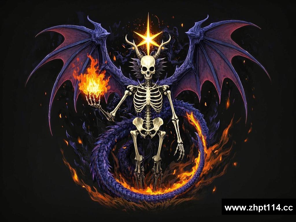 Star Skeleton Holy Beast, the Dark Dragon Breath that Burns Away Life